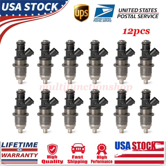 12-pack fuel injectors 68F-13761-00-00 E7T05071 for Yamaha outboard HPDI 150-200 USA