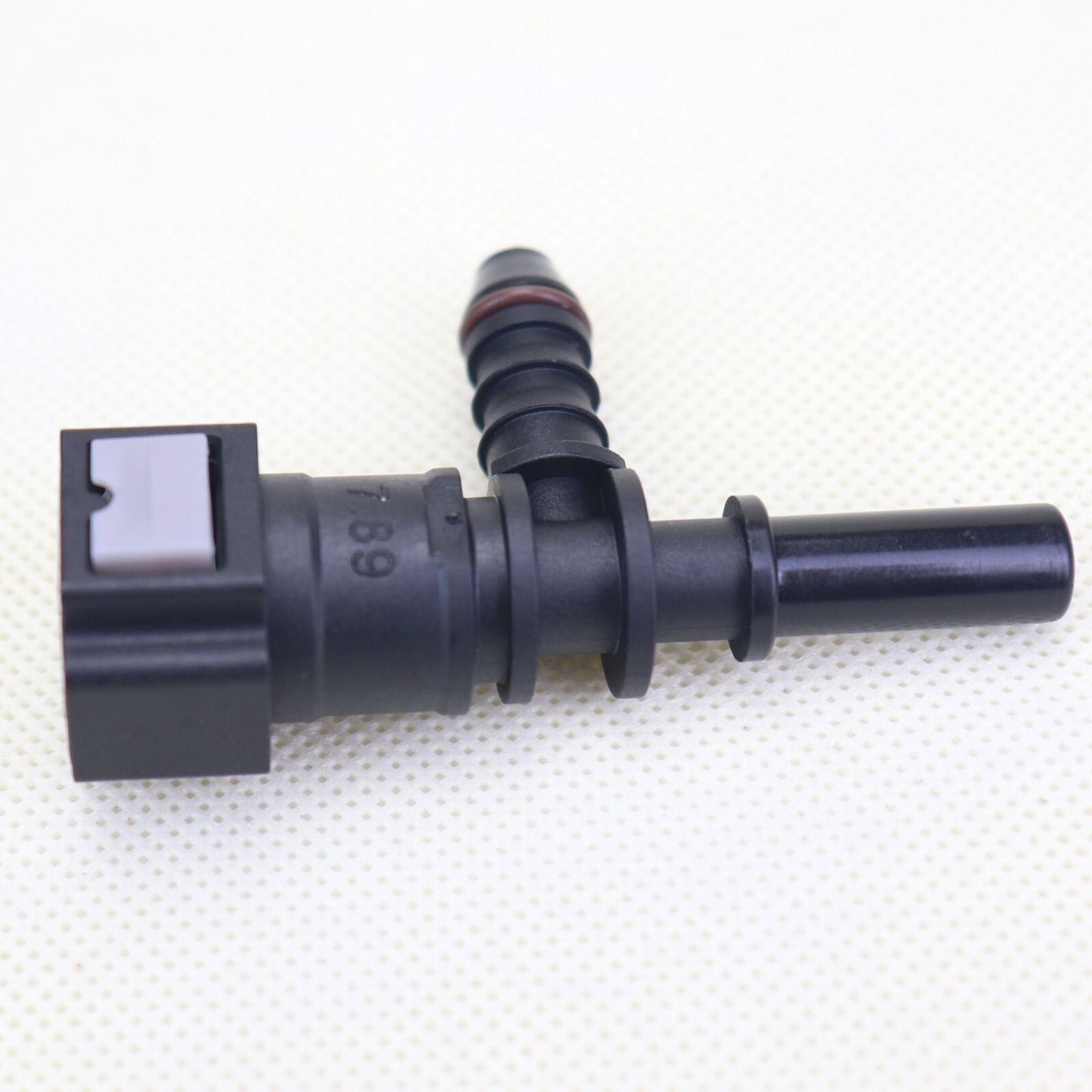 1X 7.89 SAE 1/4 inch Bondi T-shirt Fuel Line Quick Connect Release Hose Bar Male/Female