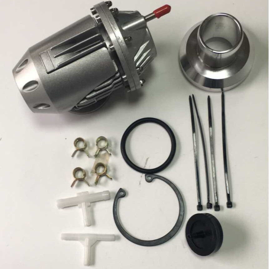 Turbo Blow Off Valve For HKS 3 SQV3 Pull-Type Aluminum SSQV BOV w/Adapter Black
