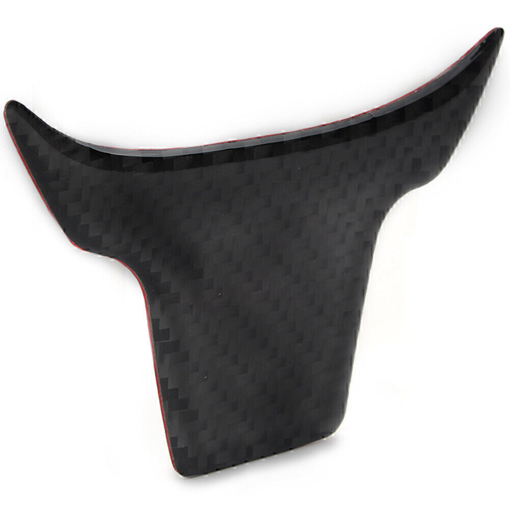 for Honda for Civic 2016-2021 2017 2018 Carbon Fiber Inner Steering Wheel Cover Trim