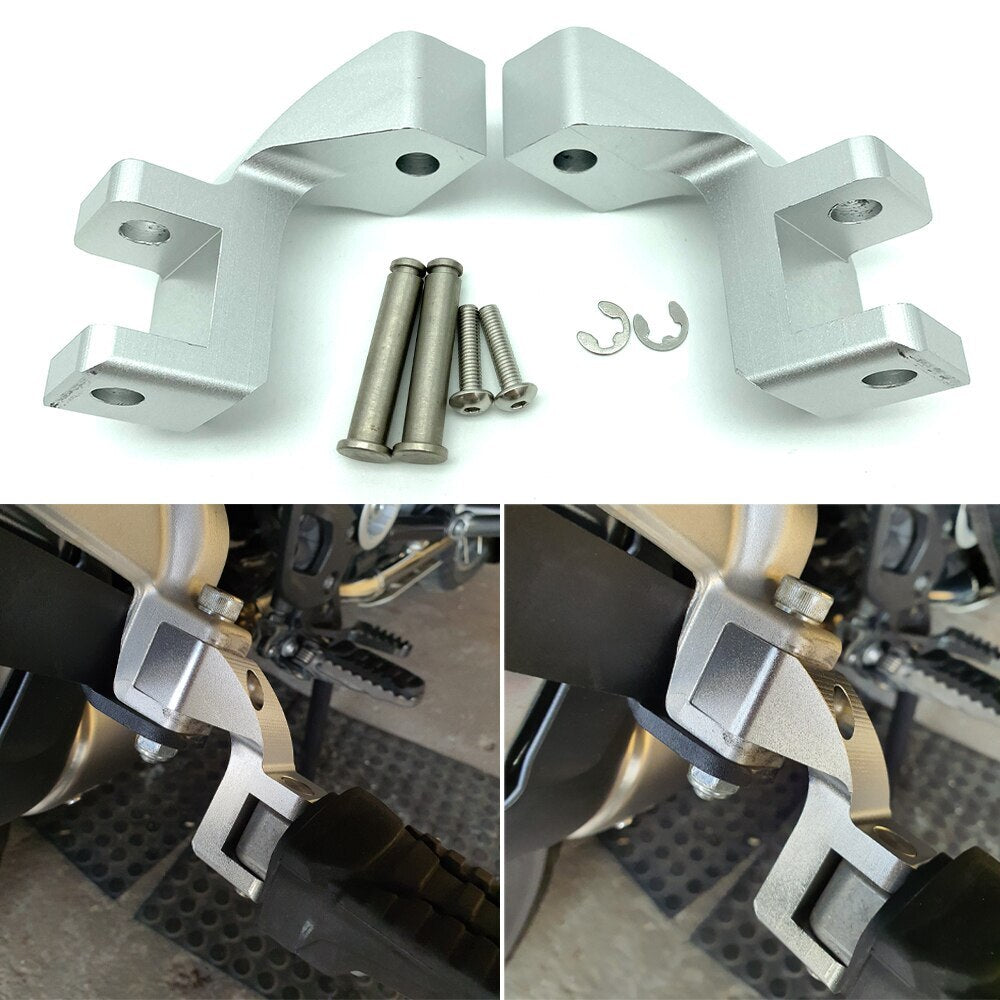 for BMW R1200GS R1250GS ADV Motorcycle Foot Peg Passenger Footpeg Lowering Kit