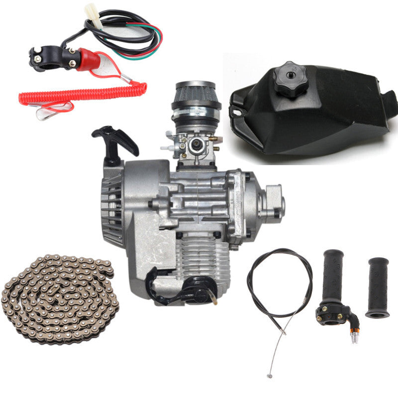 50cc 49cc 2 Stroke Engine Motor Pull Start for Mini Pocket Bike Dirt Quad ATV Buggy
