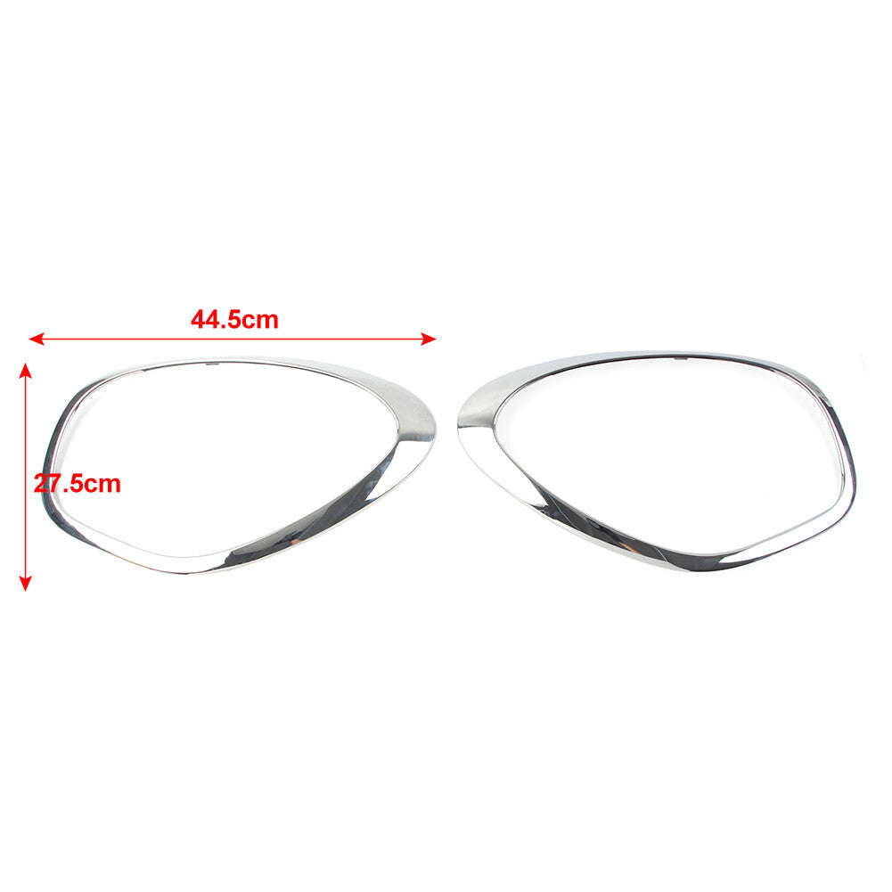 Car Front Headlight Ring Bezel Trim Surround Cover for BMW for Mini Cooper R60