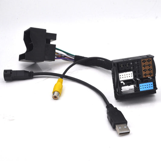 Quadlock Adaptor usb cable kit for VW / for SKODA for seat Radio 03-2015 Transporter T6 T5