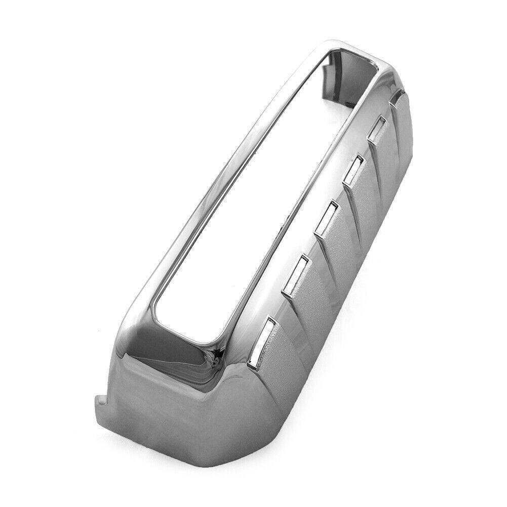 Rear Trunk License Plate Cover Trim Chromed for Toyota LC Prado FJ120 2003-2009