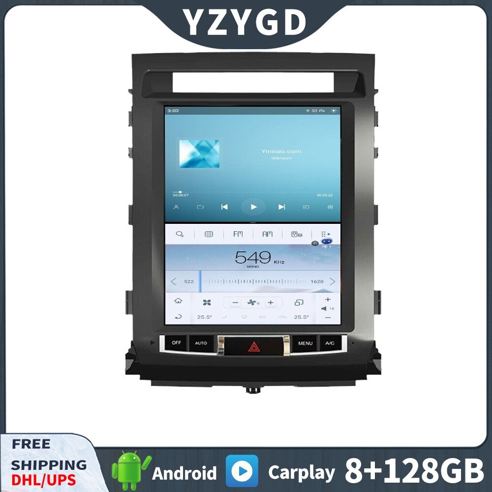 for Toyota for Land Cruiser LC200 2008-2015 2Din Car Radio CarPlay Stereo Receiver
