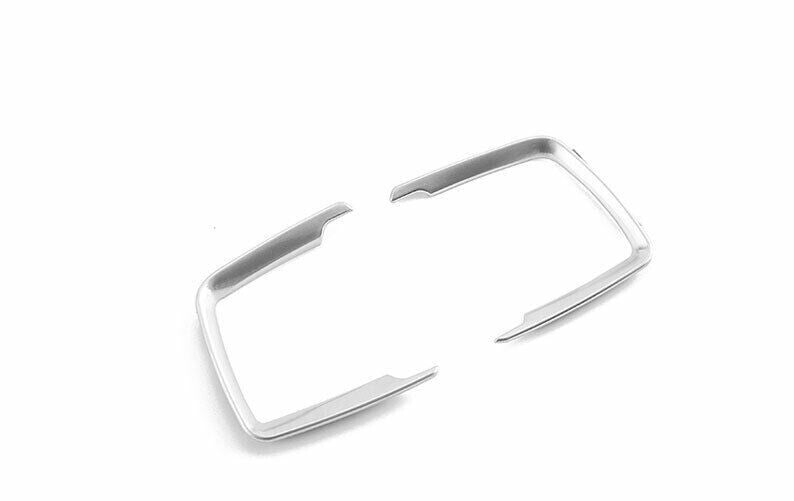 Fit for BMW 3 4 Series GT 2014-2018 ABS Silver Headlight Button Frame Cover Trim