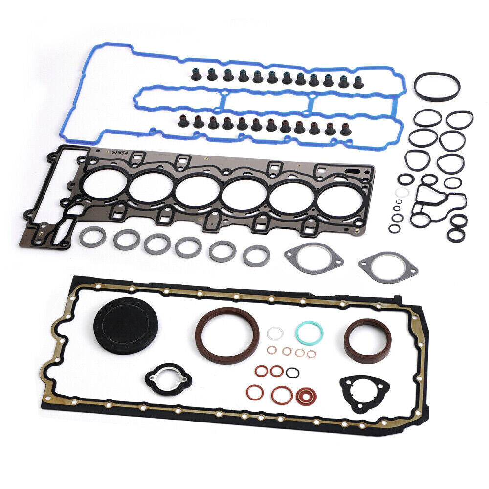 Engine Overhaul Gasket Kit+Pistons  Rings Set for BMW N54B30 335i 535i 740i
