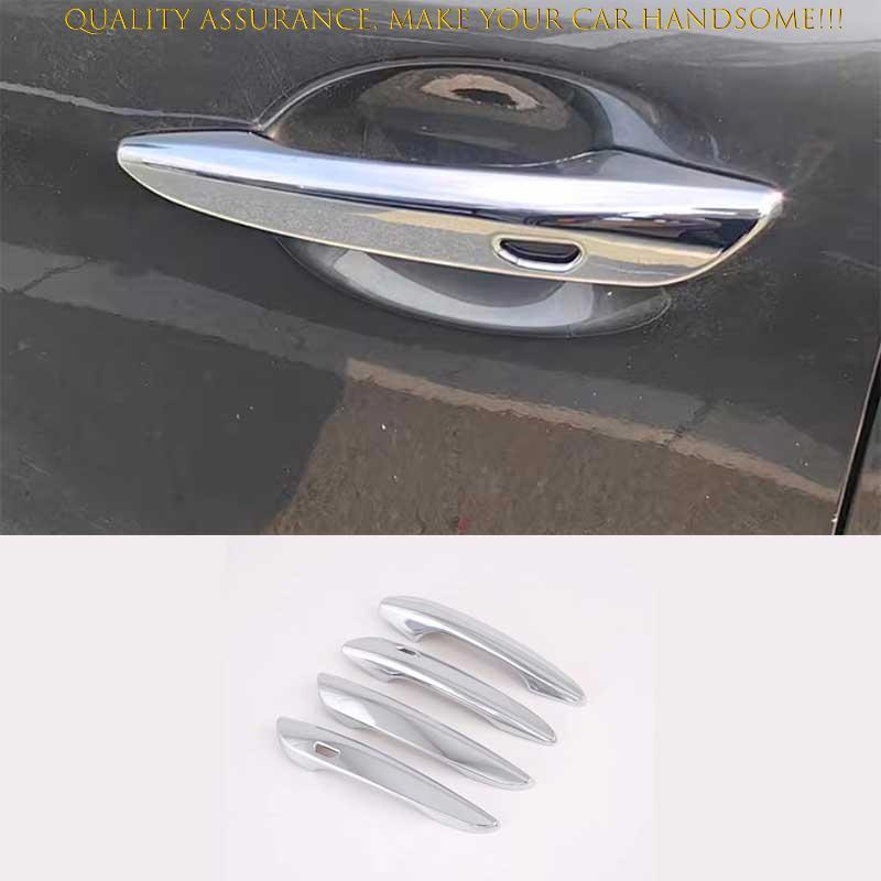 for Mazda 3 Axela 2019-23 Chrome Style Side With for Smart Door Handle Cover Trim 4X
