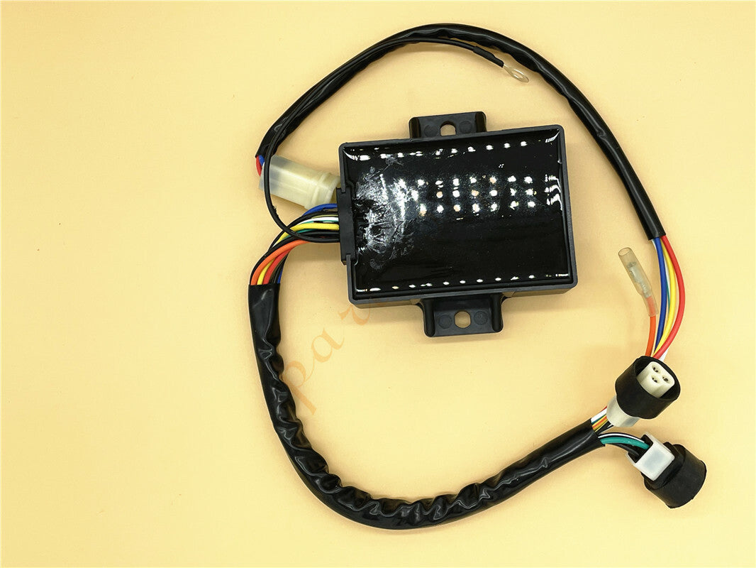 CDI module box for Yamaha ATV Warrior 350 YFM350 348cc 1990-1995 with multi-curve design.