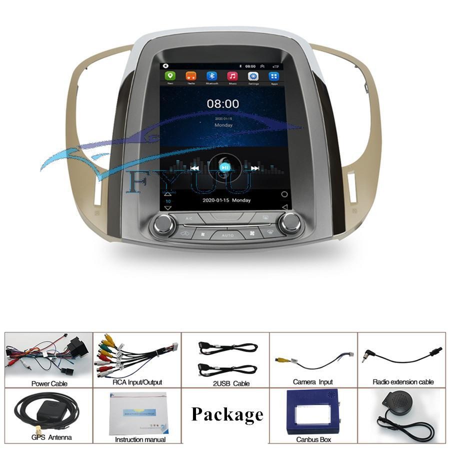 9.7Android 10.1 Stereo Radio GPS Navigation FM for Buick Lacrosse 09-12 1+16G