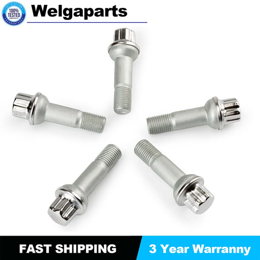 5X Lug Bolts Nuts 0009905407 for Mercedes-Benz ML550 S500 GLK350 S550 CL500