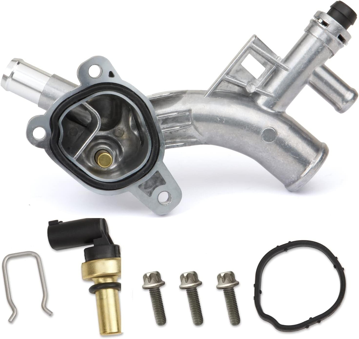 Coolant thermostat housing water inlet suitable for Chevrolet for Cruze Sonic Trax 1.4L 25193922