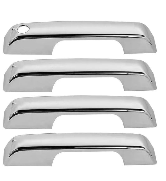 For 2021 2022 2023 2024 for Ford F150 Door Handle Covers F-150 (W/O Smartkey) Chrome