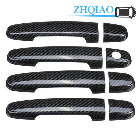 Carbon Fiber Style Door Handle Cover Fit for Toyota Solara 2005-2008