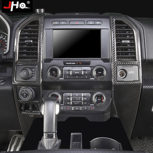 Real Carbon Fiber Car Interior Dashboard Air Vent Cover for Ford F150