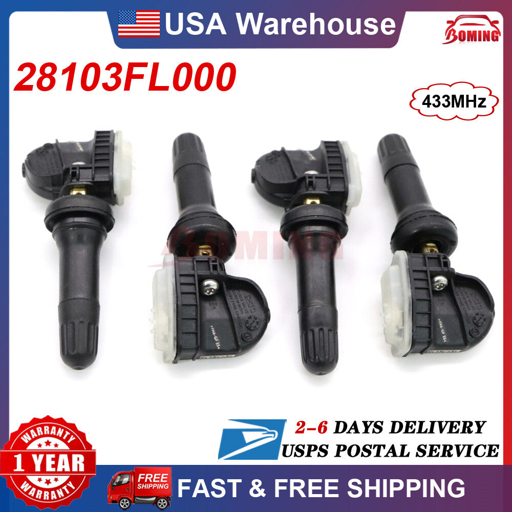 4x NEW 28103-FL000 Fits for Subaru Impreza Crosstrek TPMS Tire Pressure Sensor