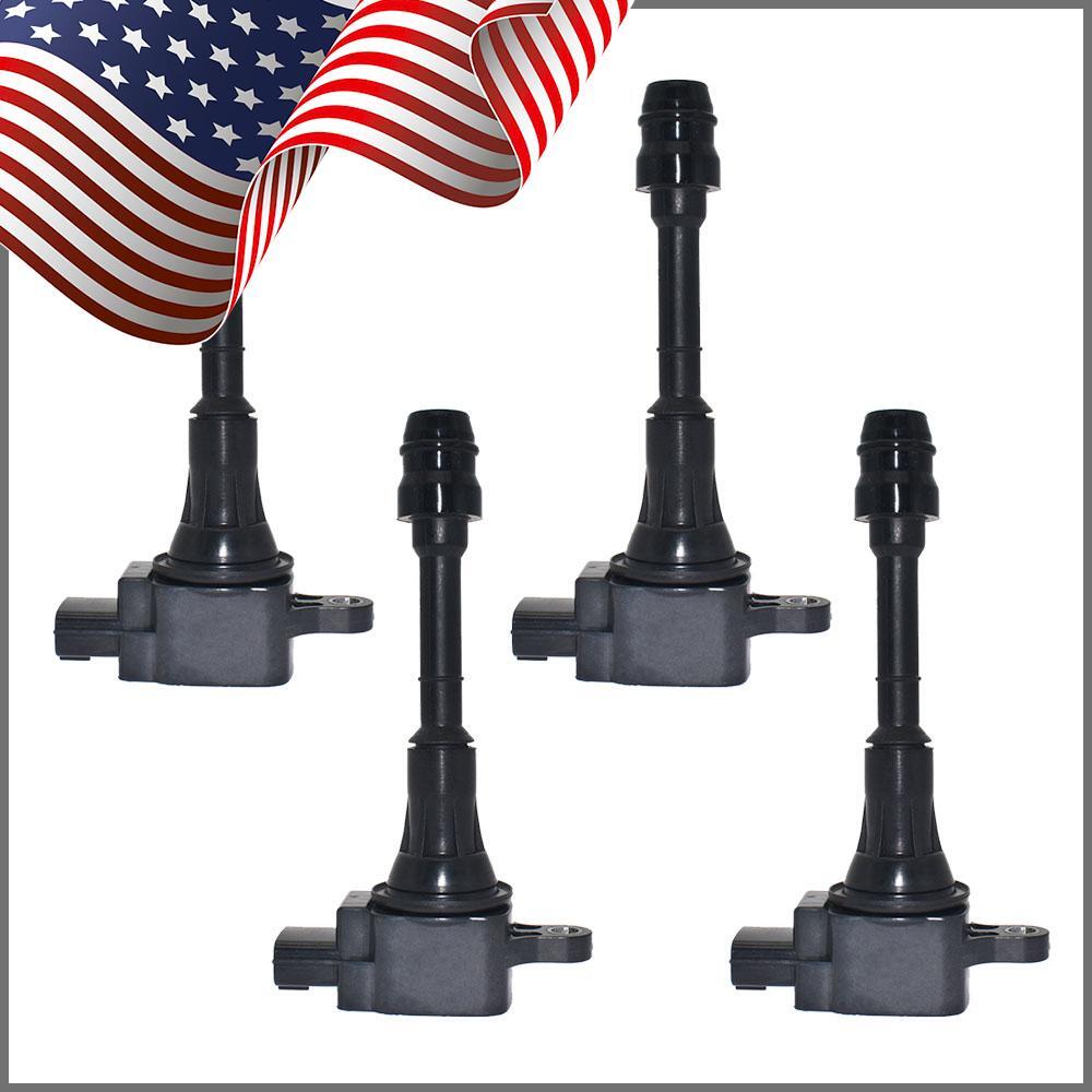Set of 4 Ignition Coils For 2002-2006 for NISSAN ALTIMA 2.5L L4 UF350 22448-8H310