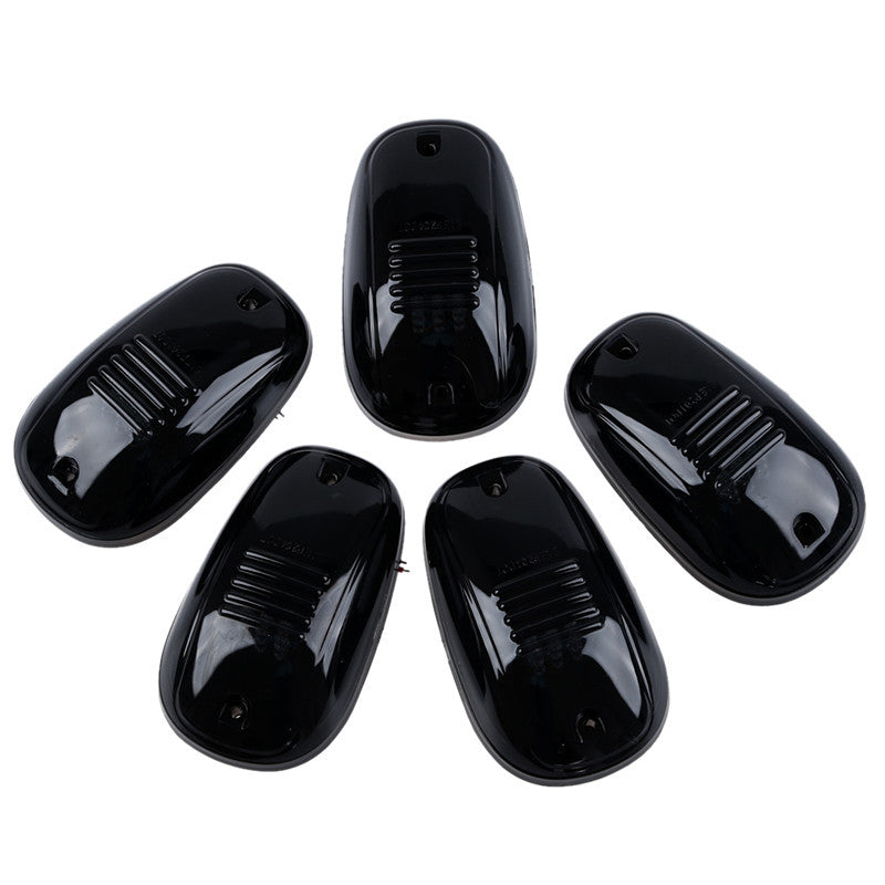 Pickup Suv Smoked Black 9 LED Cab Roof Top Marker Running Clearance Signal Light