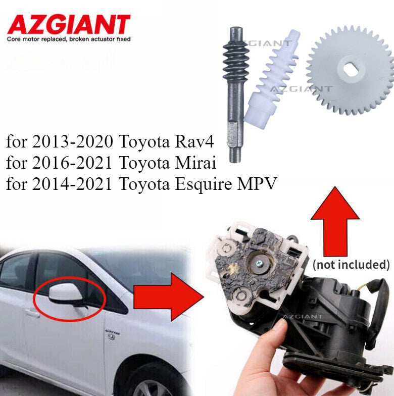 Side mirror folding motor gear kit for Toyota Vanguard Rav4 Mirai Esquire MPV