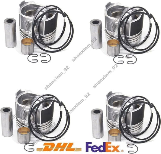 V1505 Piston + Piston Rings Set STD 78.0mm for Kubota V1505 Engine Piston Kit