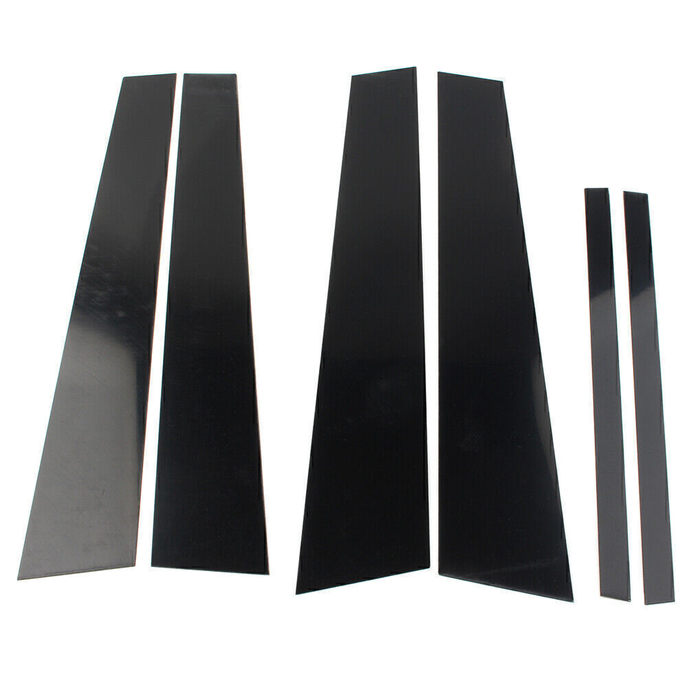 Car Door Trim Cover Kit Black Pillar Posts Fit for Honda Accord 2013-2017 6pcs