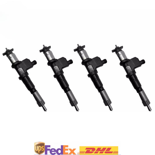 4X Fuel Injector 8-97622035-1 Fit for Isuzu Engine 6WG1 Hitachi Excavator ZX870-5B