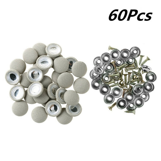 Car Roof Repair Rivets Sagging Headliner Fix Repair Pins Snap Rivet 60 pcs