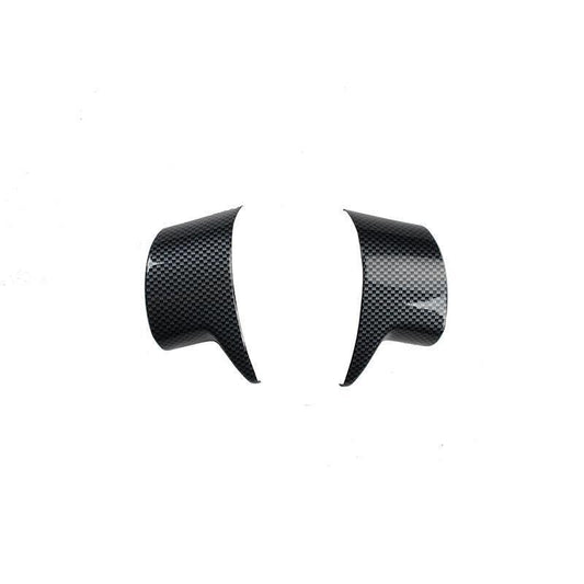 Fit for Toyota for Corolla 2007-2013 Carbon Fiber Steering Wheel Switch Cover Trim