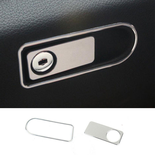 for Mercedes-Benz C E GLK CLS Class 2x Alloy Glove Box Handle Frame Cover