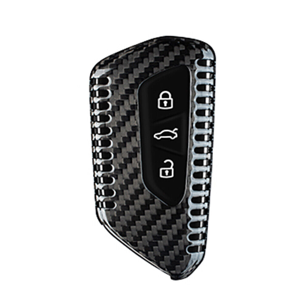 1x for VW for Golf MK8 2020-2021 for VW ID.4 2021-UP Carbon Fiber Remote Key Cover Case