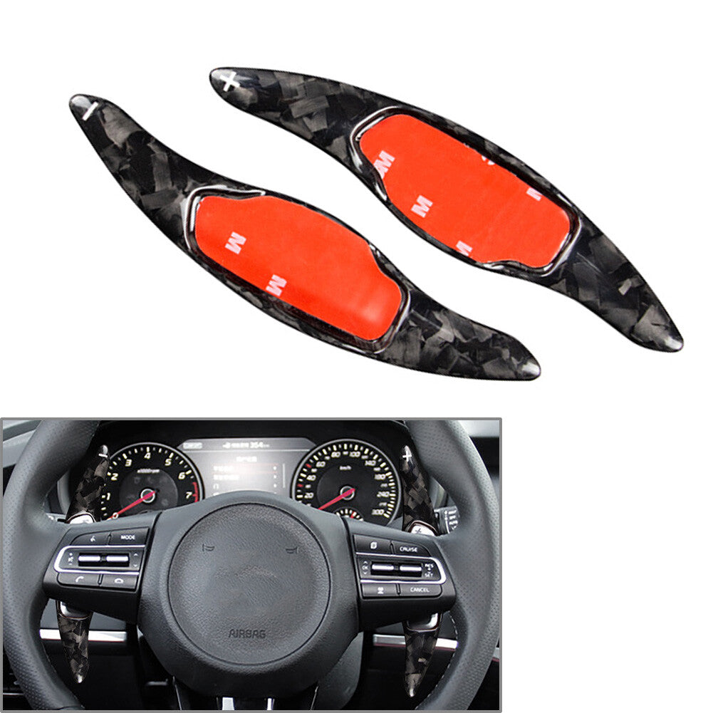 Carbon Fiber Steering Wheel Shift Paddle for Kia Stinger GT GT-Line GTS 18-22