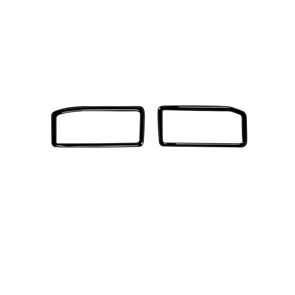 2Pcs Gloss Black Defogger Vent Cover Trim for Lexus RC300 350 200T 2015-2020