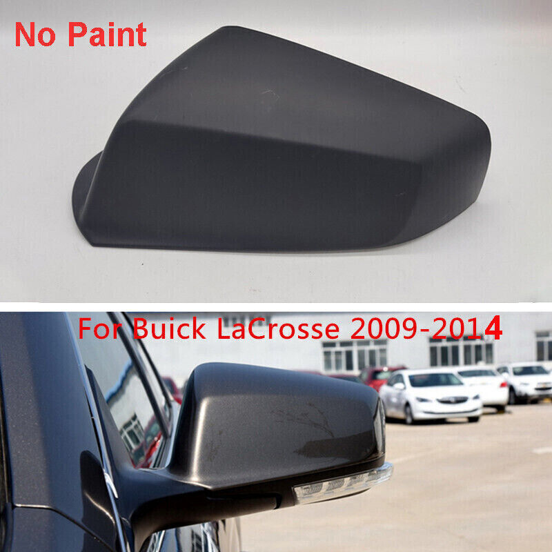 Unpainted Left Rearview Door Mirror Shell Cover Cap for Buick LaCrosse 2009-2014