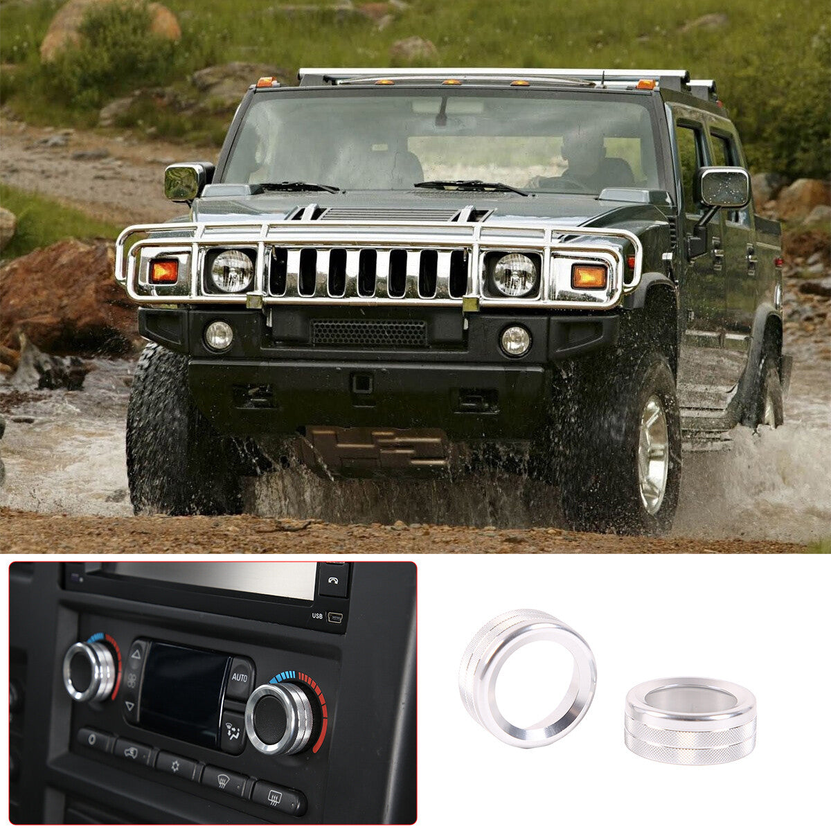 ABS black front fog light grille cover trim for LR for Land Rover for Range Rover Vogue 2013 - 2017