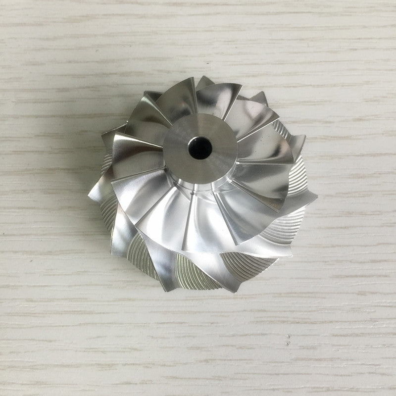 TD04H 15T 41.93/55.69 mm 11+0 blade thick nose turbine blank compressor wheel
