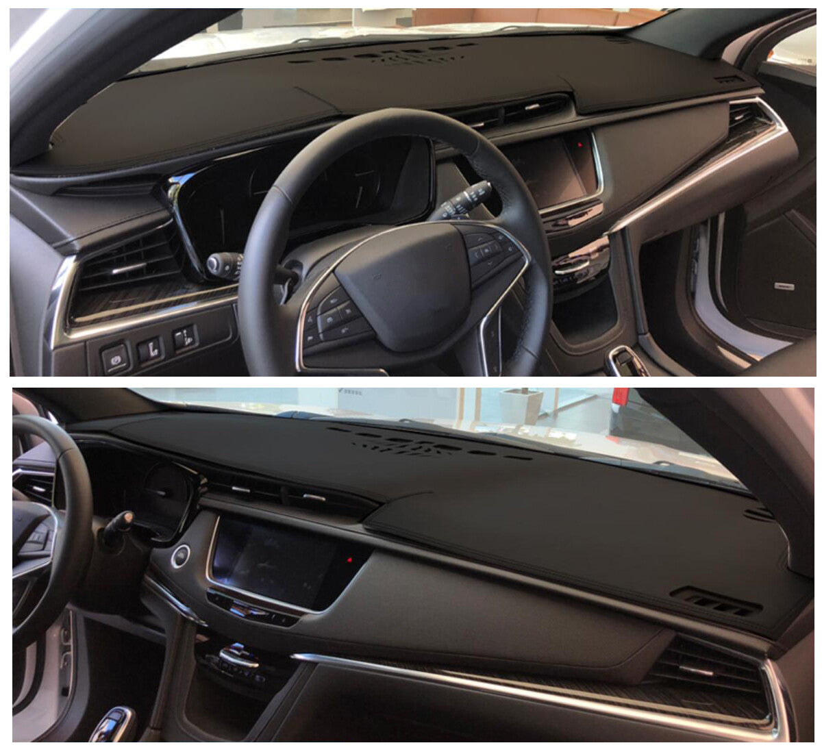 for Cadillac XT6 2020-2023 Leather Dash Mat Dashboard Cover Dashmat Interior Pad
