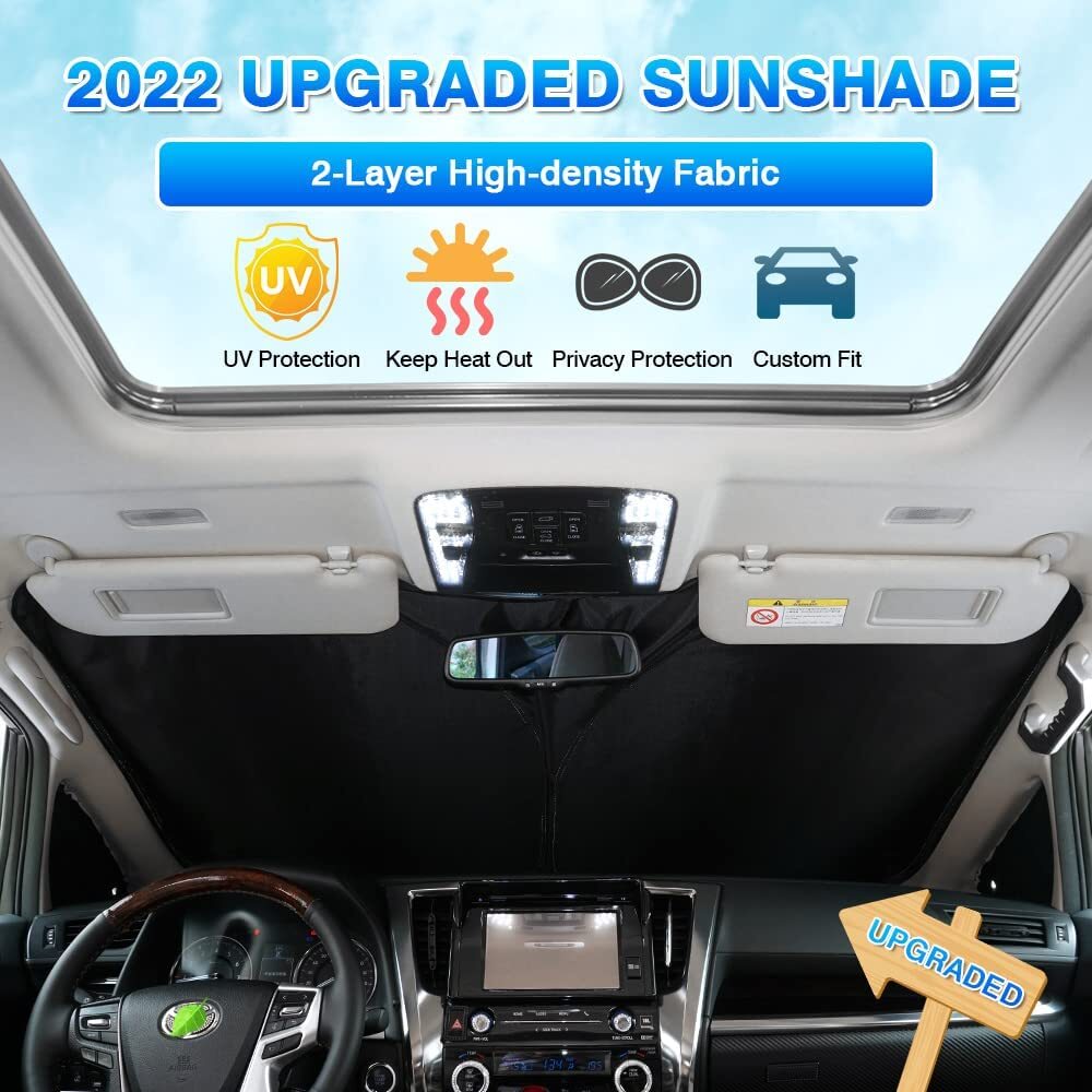 For 16-24 for Mercedes Benz E350 E450 Car Windshield Sun Shade Front UV Block Cover