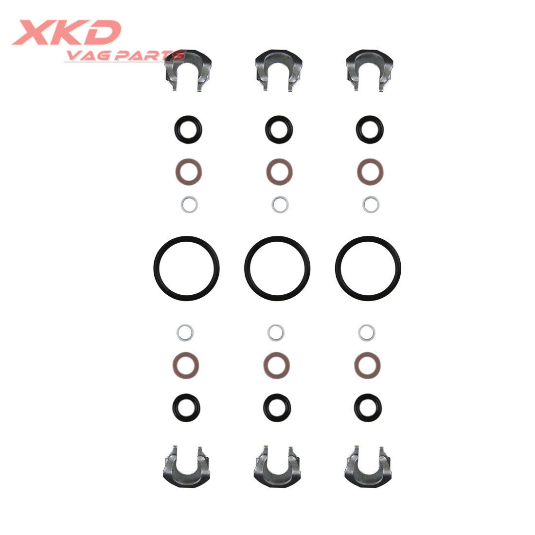 VR6 engine fuel injector sealing kit suitable for Volkswagen for Passat Touareg CC AUD Q7 03H198149A