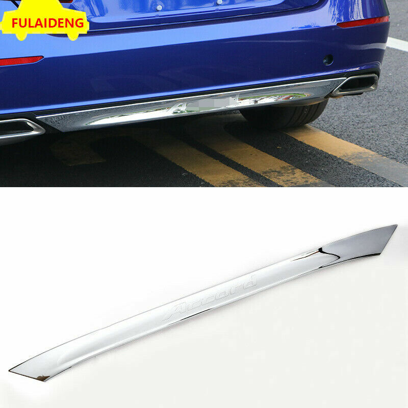 for Honda Accord 2018-2021 ABS Chrome Rear Bumper Molding Protector Cover Trim