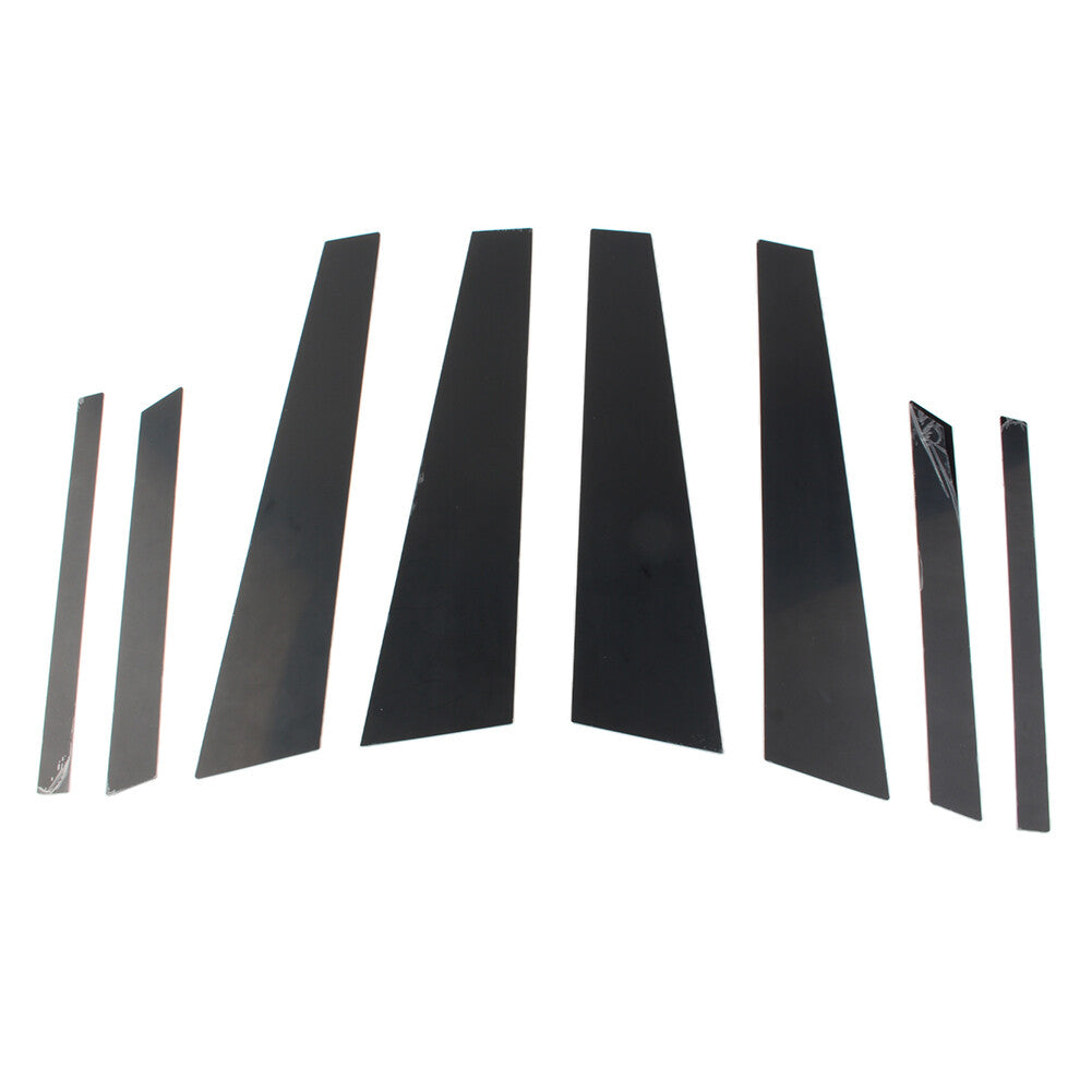 Door Window Column B C Pillars Posts Cover Trims for BMW X6 E71 2009-2014 8PCs
