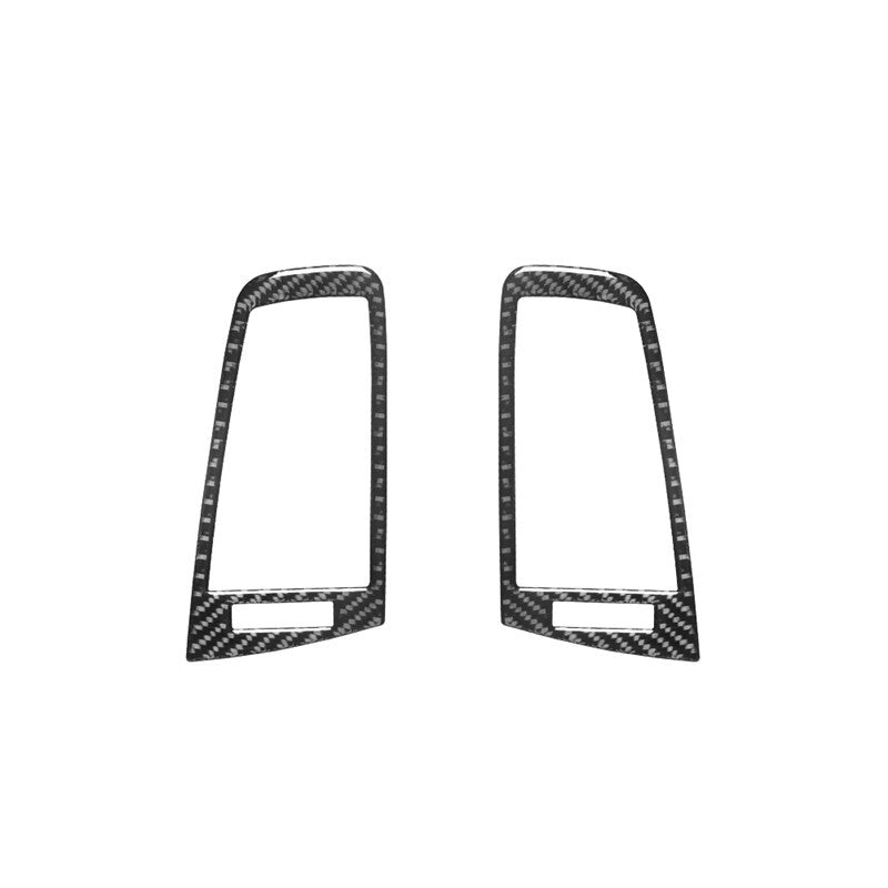 3Pcs Carbon Fiber Air conditioner outlet Sticker Trim for Cadillac CTS 2003-2007