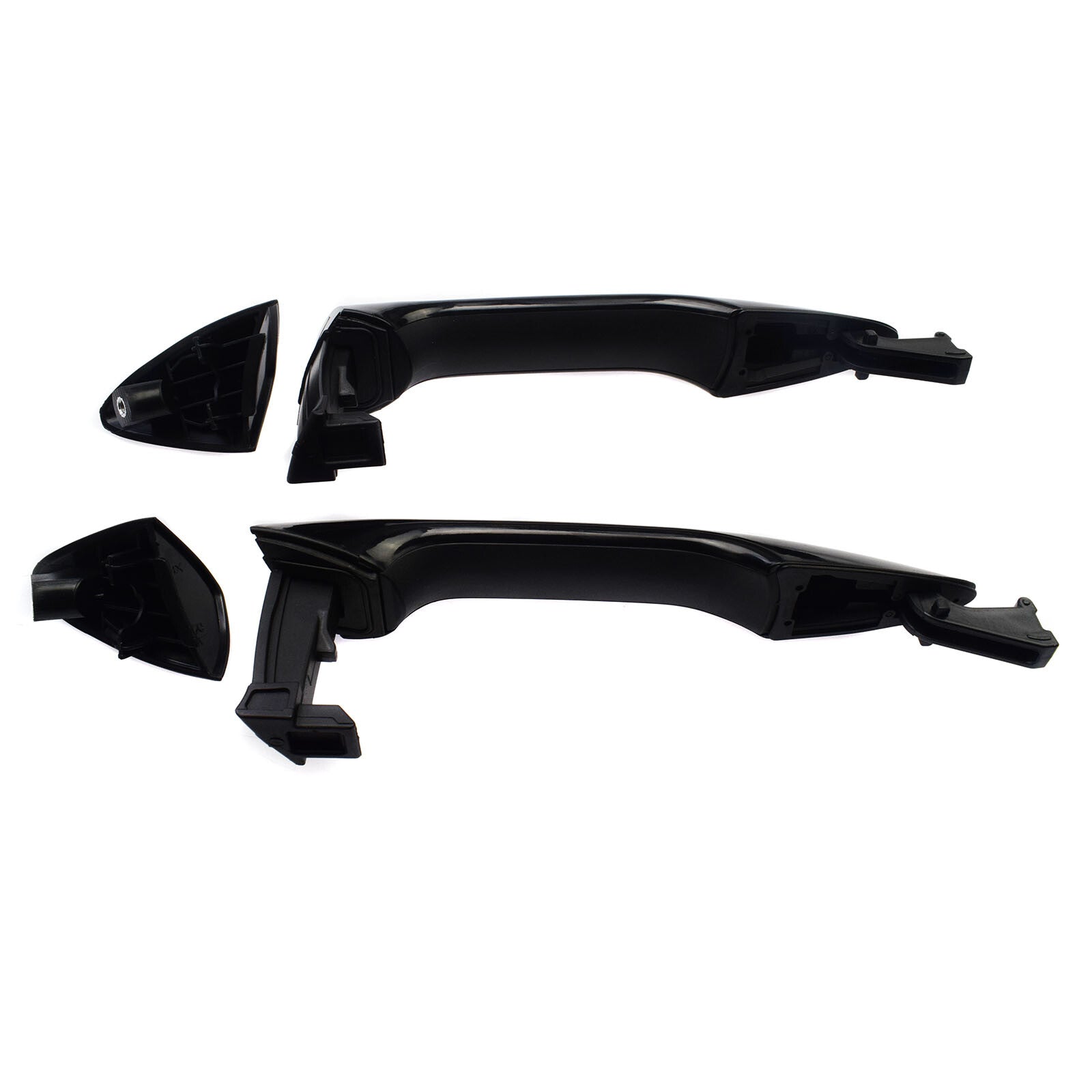 Two-piece set of left and right exterior door handles suitable for Hyundai for Elantra 2011-2016.