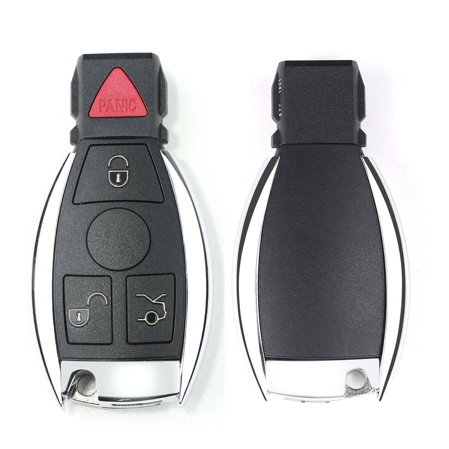 1Pcs for Smart Remote Key Shell 4 Buttons for Mercedes-Benz without Logo Fast ship
