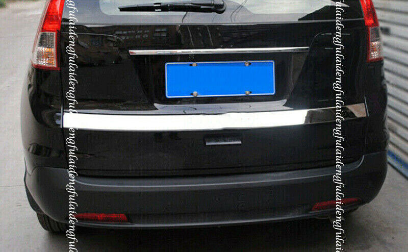 for Honda CR-V CRV 12-16 Chrome Steel Rear Trunk Lid Tailgate Molding Strip Trim