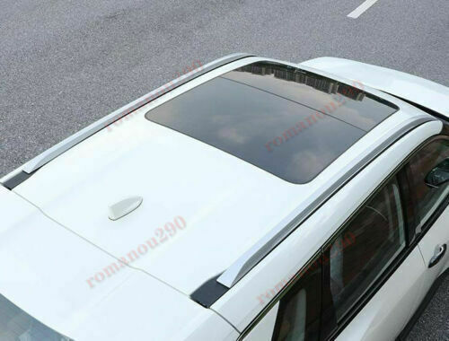 for Nissan Rogue 2021-2023 Silver Roof Rack Side Rails Luggage Decor Cover Trim