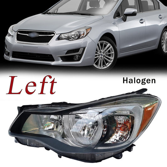 Halogen headlights for the left side of the for Subaru Impreza 2015-16. Halogen 84001FJ330 84001FJ320.