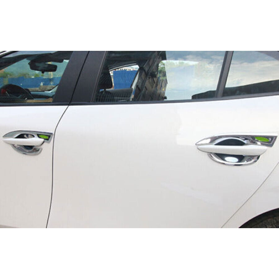 4P Chrome Exterior Side Door Handle Bowl Cover Trim for Mazda 3 Axela 2019-2023