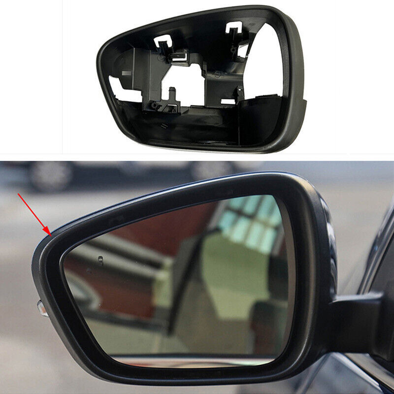Matte Left Side Mirror Housing Bottom Frame With Hole for Ford Escape 2020-2022