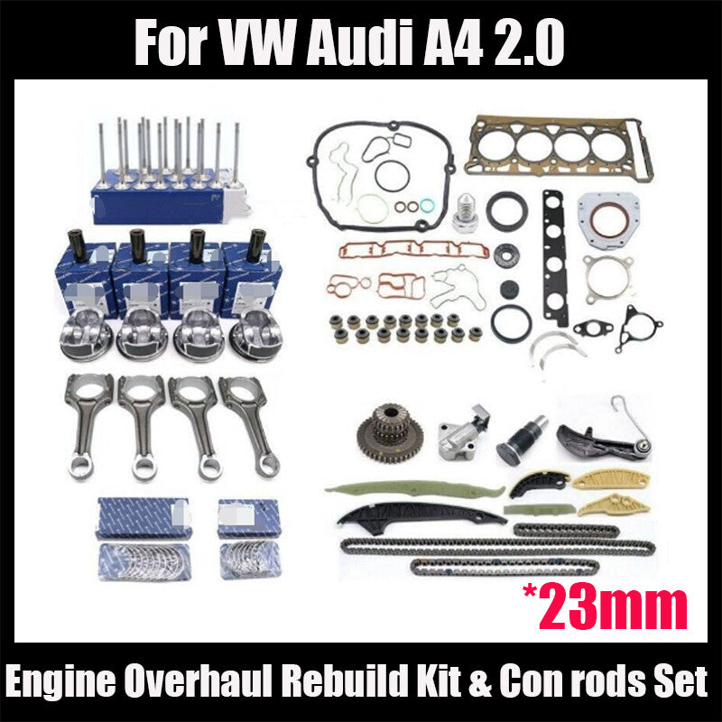 23mm Engine Overhaul Rebuild Kit  Con rods Set for VW for Audi A4 2.0 TFSI CDN CCZ